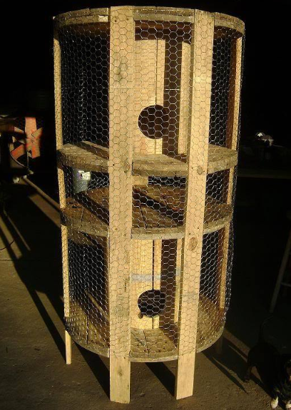 The Cylinder Modern Chicken Coop